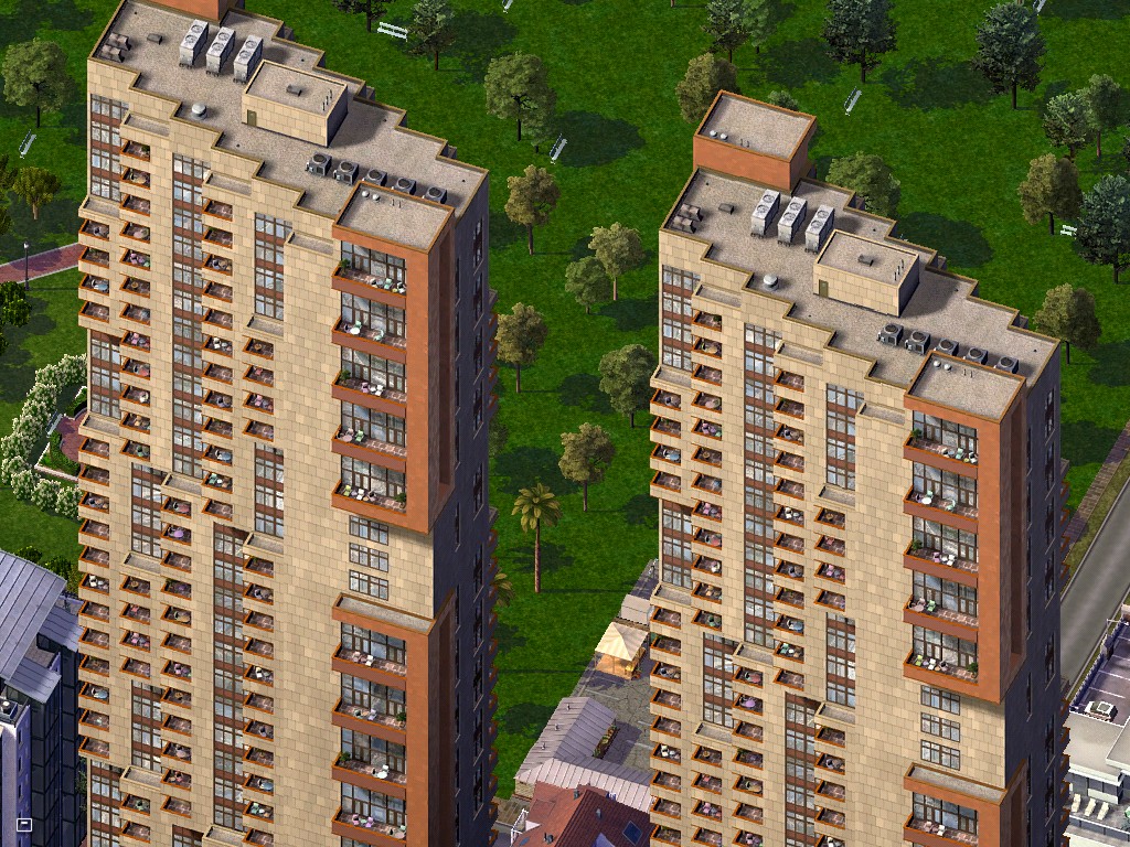 Logements sociaux dans le Quartier du Millenium.