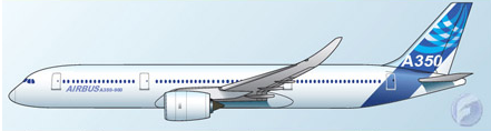 12 A350-1000 350 sièges