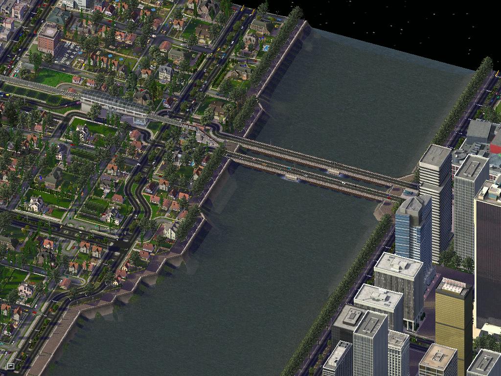 L'Avalon entre Indianway et le CBD, avec la station de métro "Indianway"