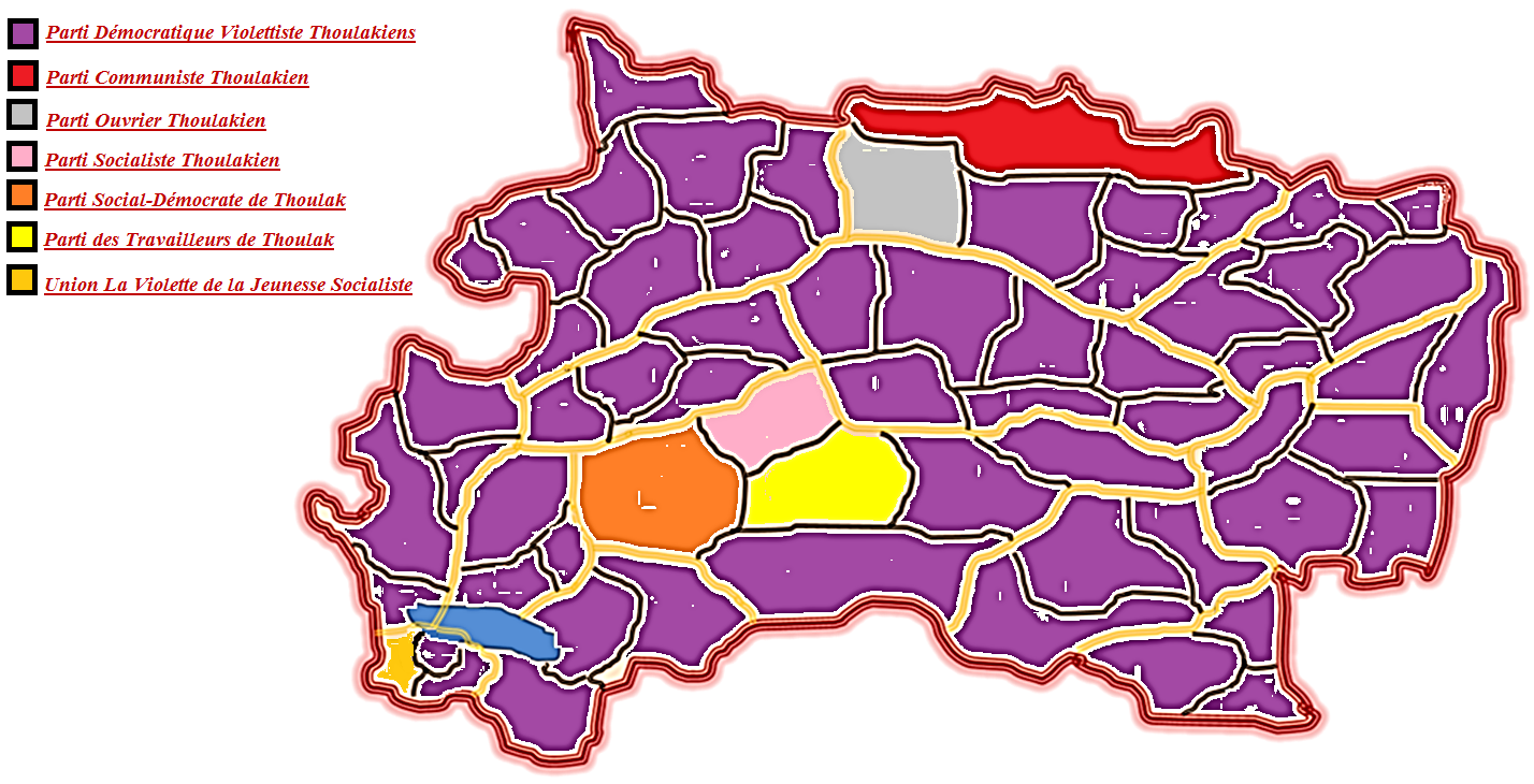 Carte politique du Thoulak