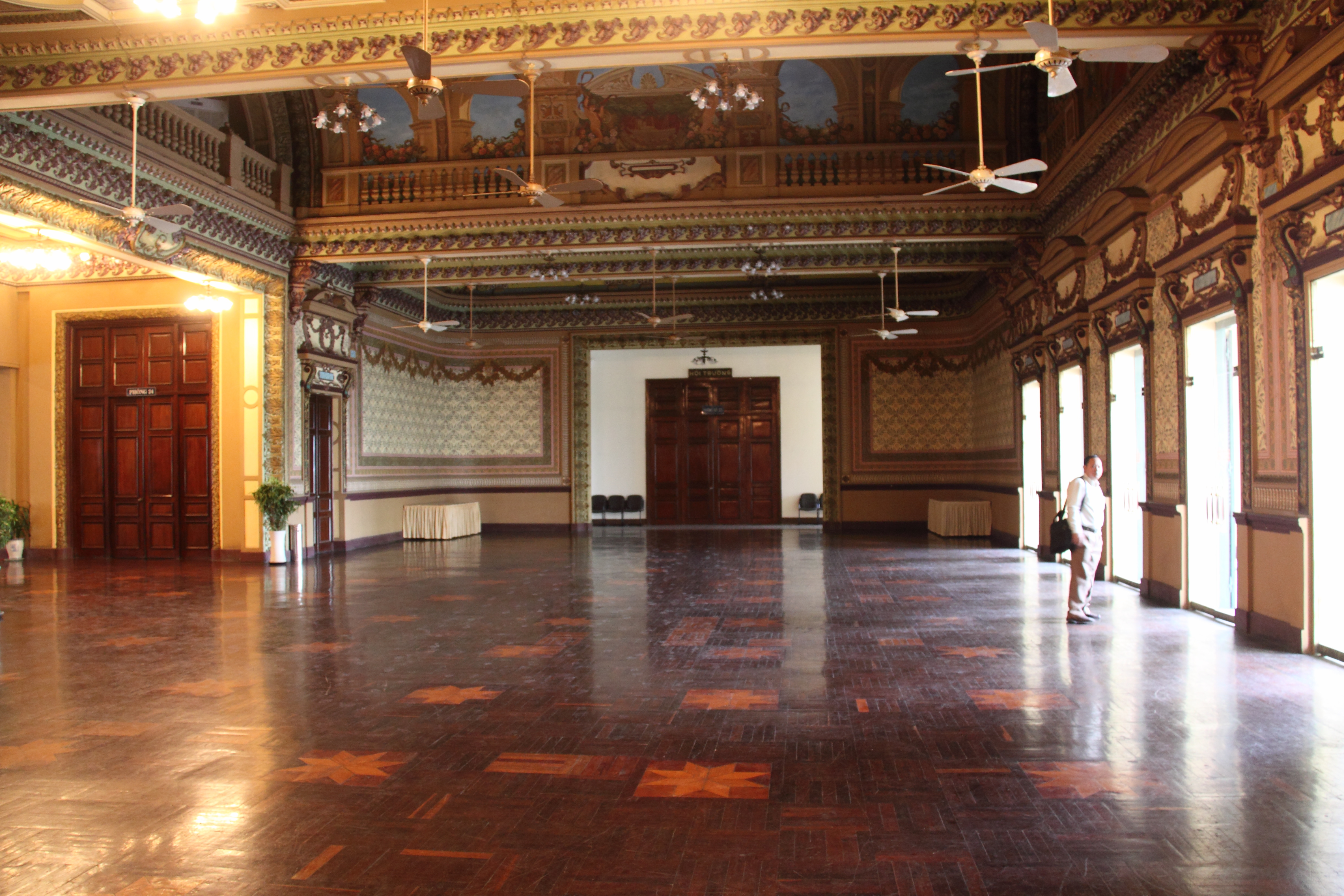L'ancienne salle de réunion de l'État Major