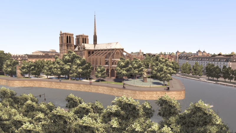 L'île de la Cité à Paname