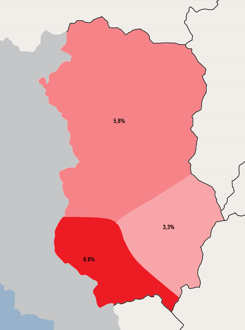 Le taux de chômage par canton