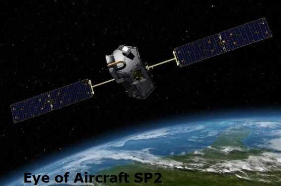 Le satellite Eye of Aircraft SP2 en orbite terrestre