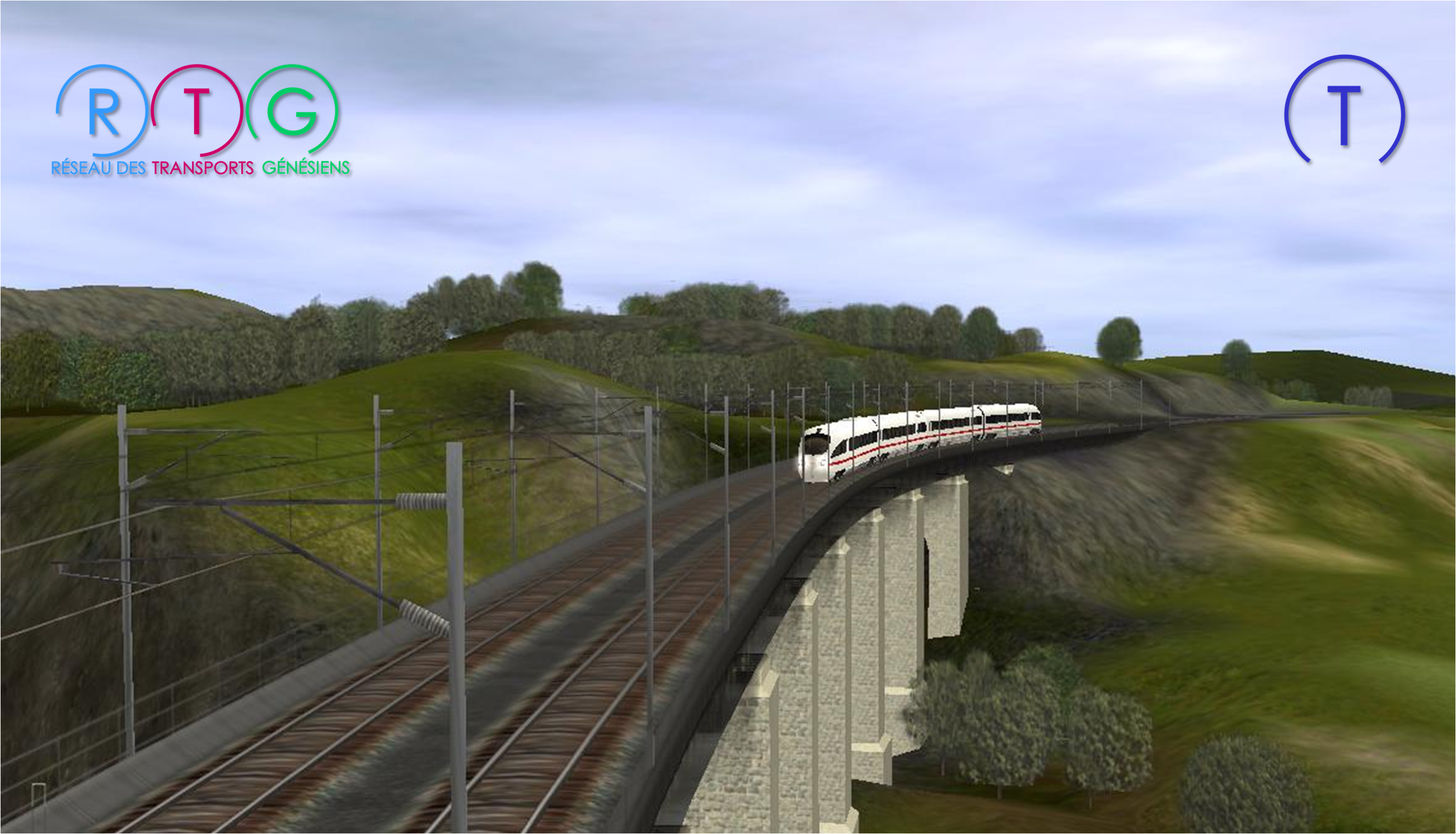 Une RTG-NG16 sur la ligne Oakdale-Montgomery