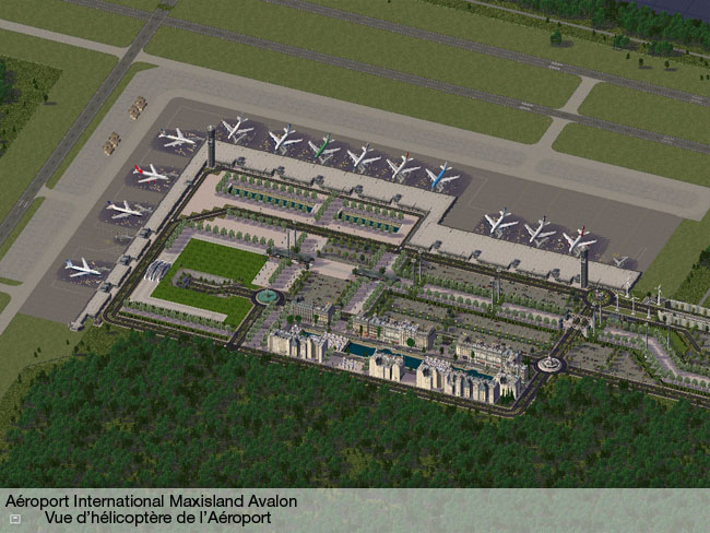 Vue depuis un aéroport