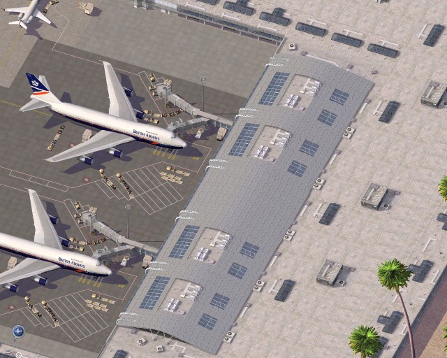 Boeings 747 de British Airways au Terminal 2B