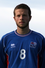 Jónas Sævarsson, avec l'Islande.