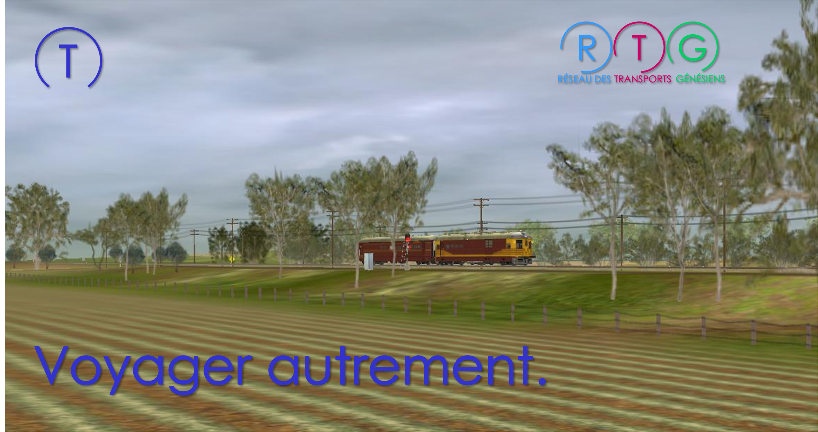 Une RTG-400BE6000 sur la ligne Giant Bay - Paname