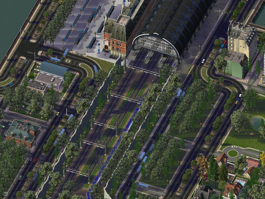 La Gare Centrale de Bendwoods, séparant le Centre Historique de Saint Martin