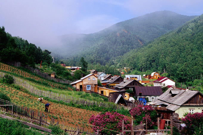 Village de l'arrière pays