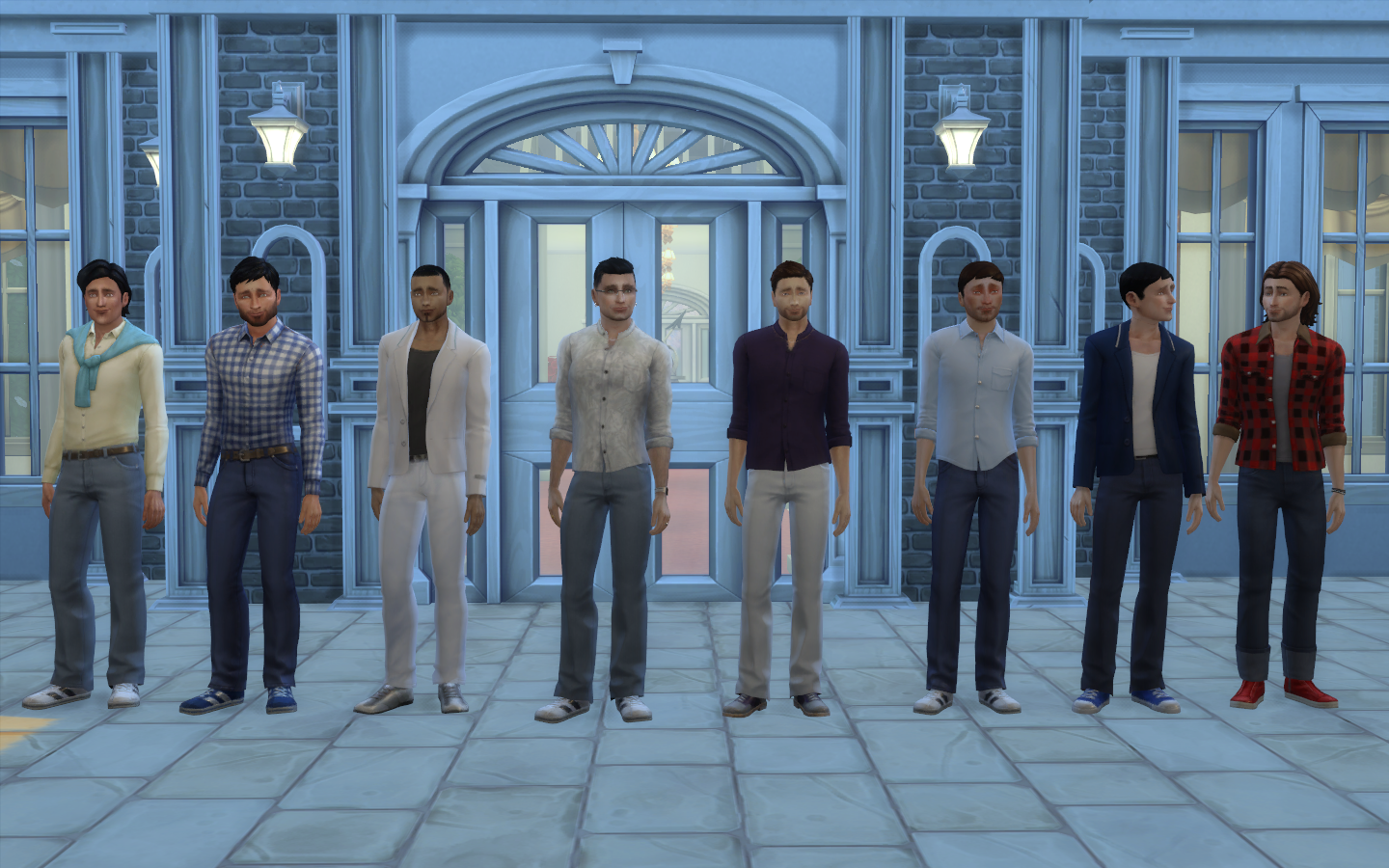 de gauche à droite Tanaka, Roxboro, Tonio, Sim Hurban, Latthis, CFC, Dracrafon30, Yeskiomach,