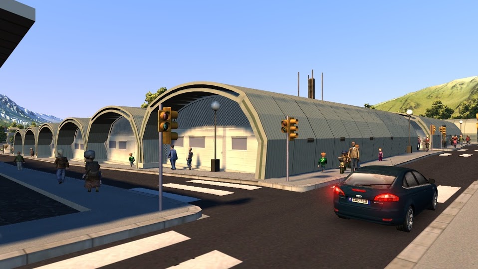 Dortoirs de la base militaire