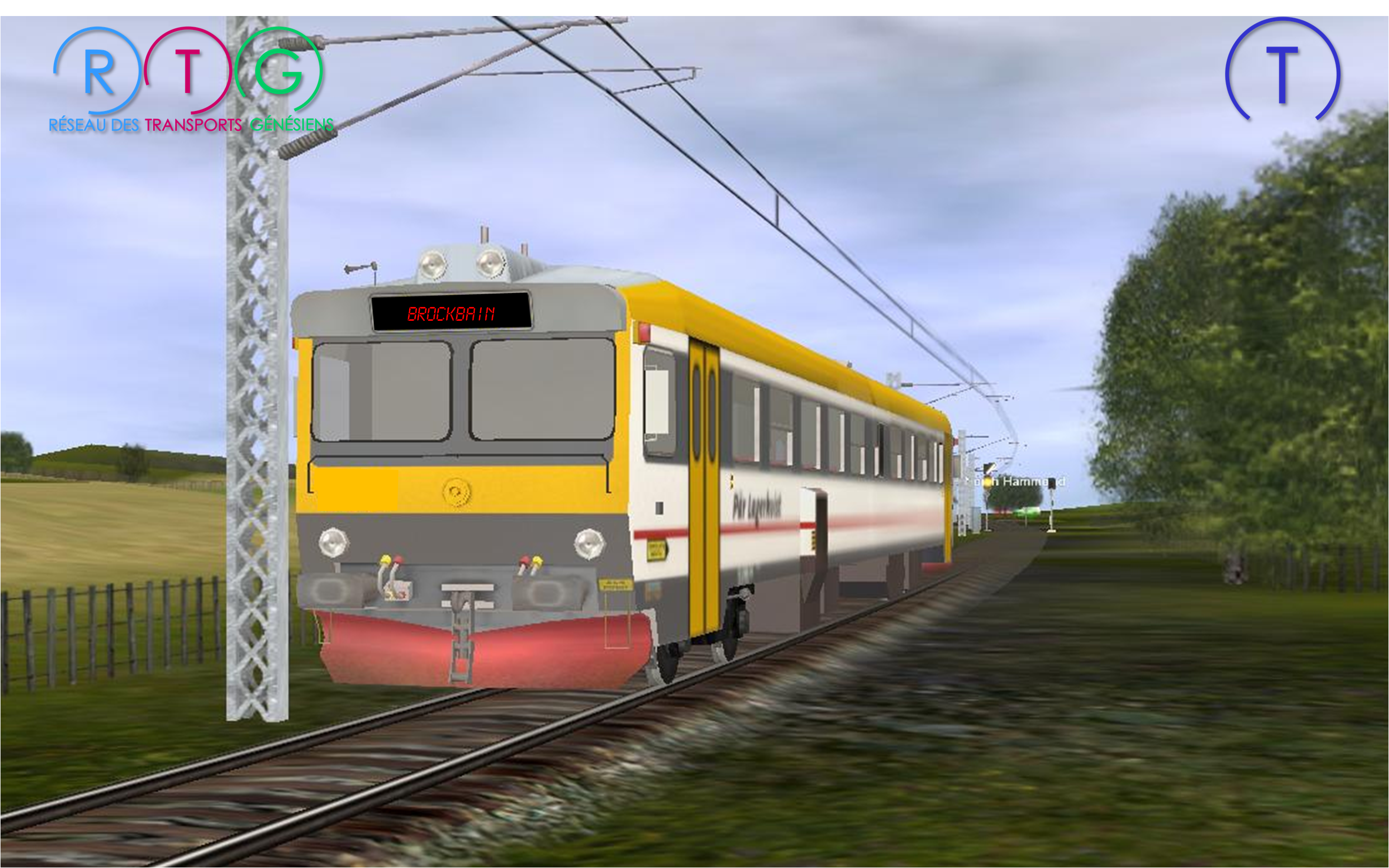 Une RTG-1992ALSTH sur la ligne Oakdale-Brockbain