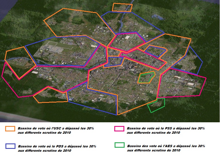 Le vote en 2010