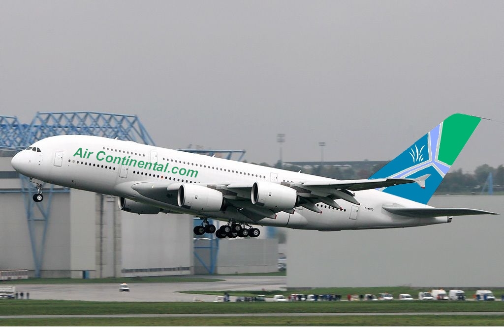 Livrée d' A380-800 SL-JHA à Hambourg