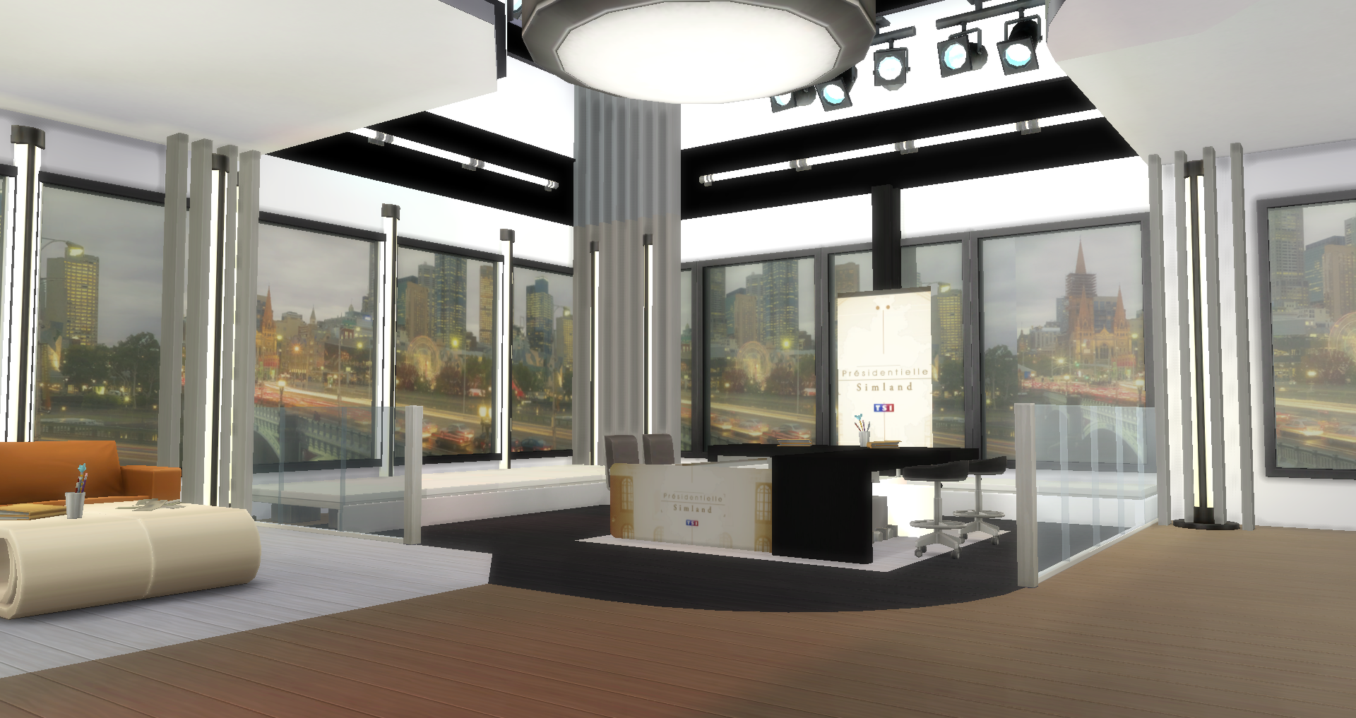 Plateau pour l'info de TS1News