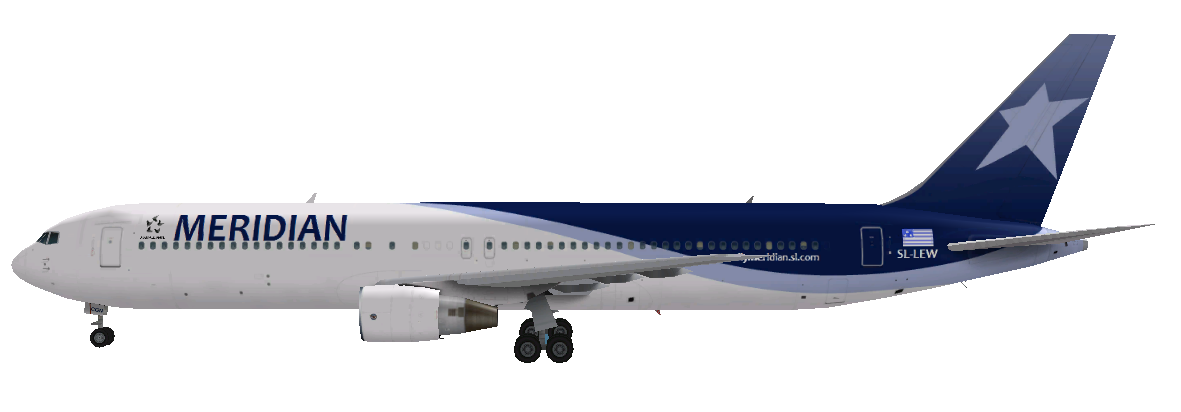 20 B767-300ER 11 Meridian 9 Meridian Blue autonomie : 11.065 km