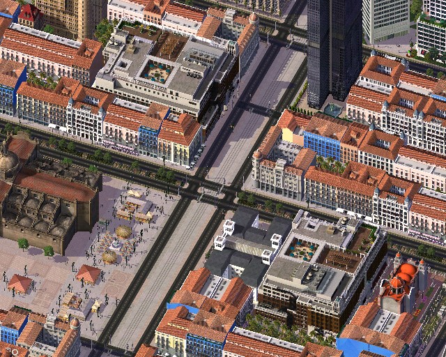 Ligne de Tramway dans la Ciudad Vieja