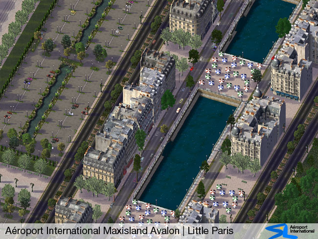 L'attraction Little Paris, des Hotels et Commerces dans un contexte Parisien