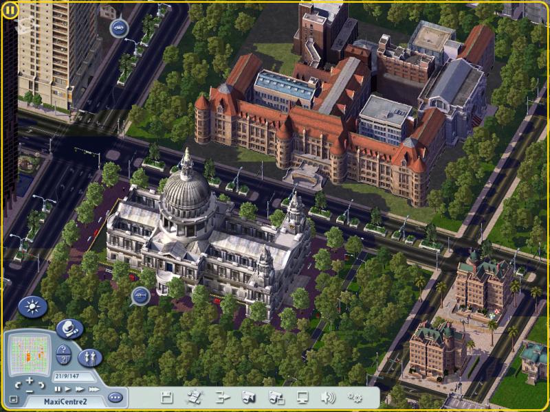 La Cathédrale Saint Paul et en face le Muséum d'histoire Naturelle Simlandais.