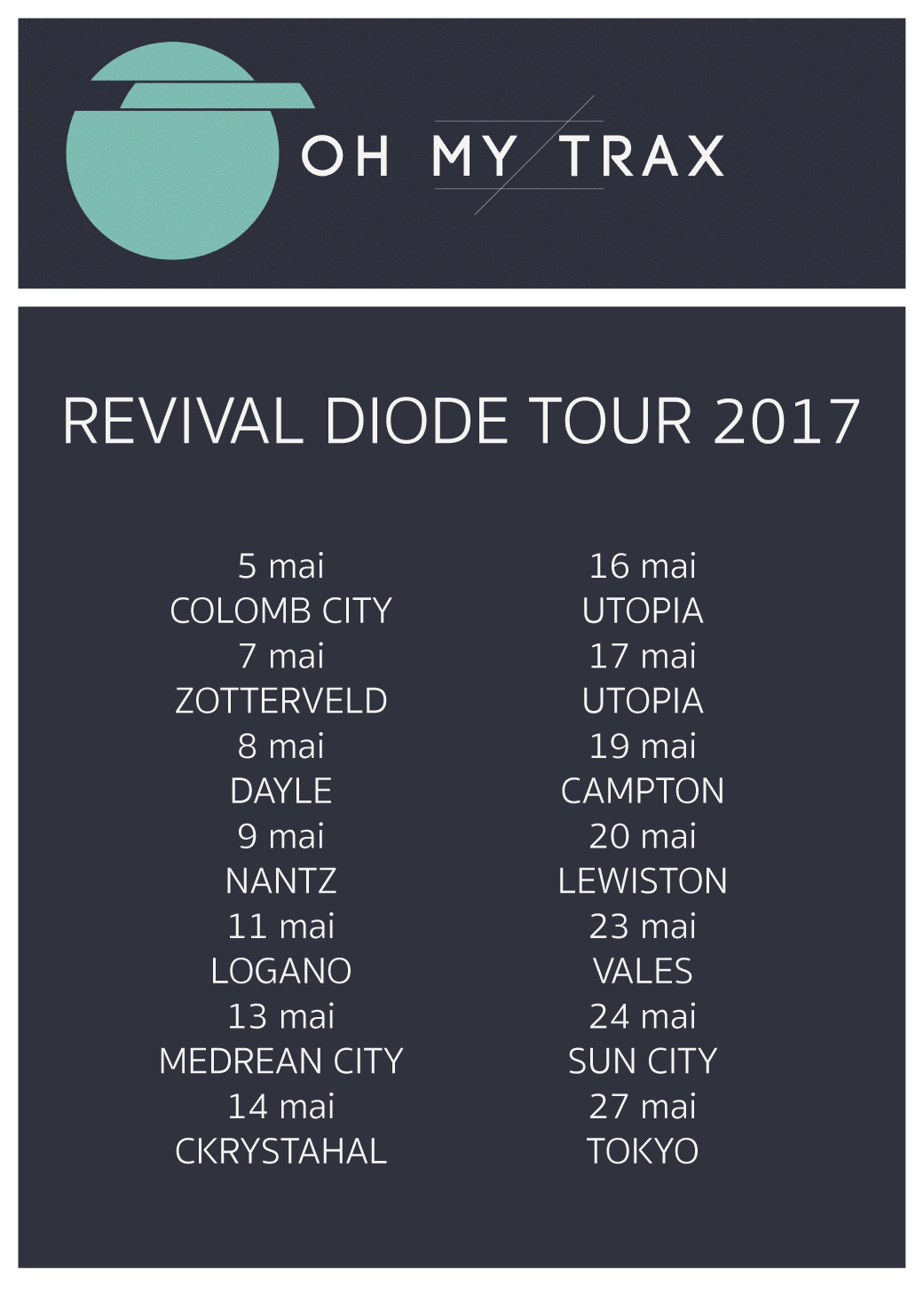 Promotion Revival Diode Tour-2017