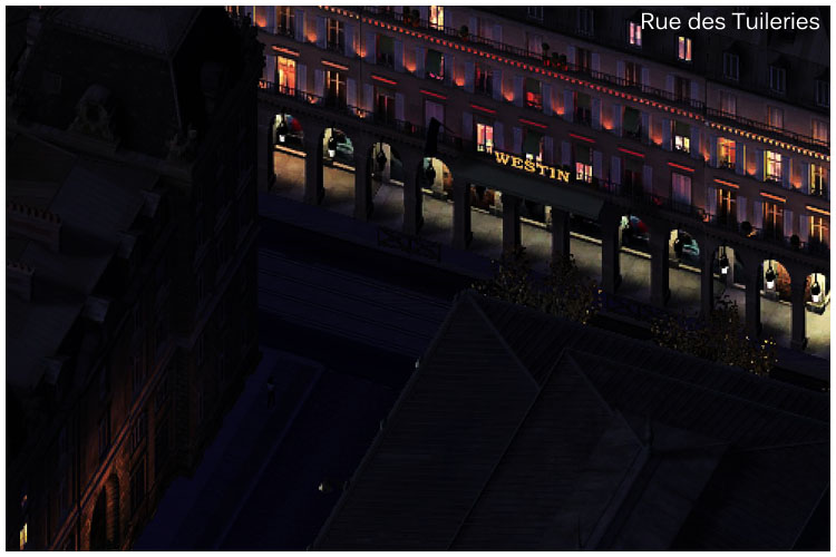 La magnifique rue des tuileries