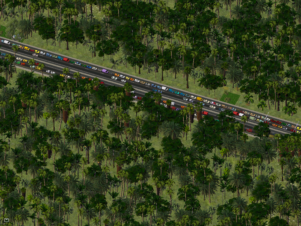 Autoroute A2 dans la traversé de L'Opikanoba.