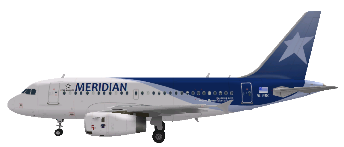 20 A318-100 Meridian autonomie : 5.950 km