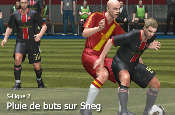 Svensson faisant la une du site FSF, face à Snèg
