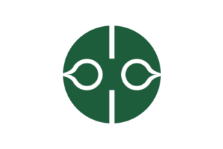 Kitakaze Drapeau représentant de façon stylisée le kanji 北 Kita.