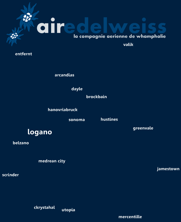 Réseau Air Eldelweiss dont Brockbain fait partie.