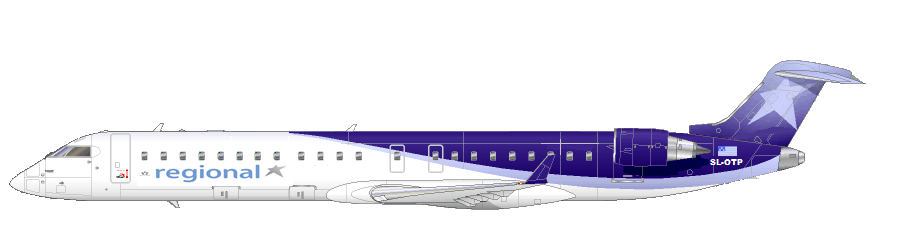 12 CRJ-700 Regional autonomie : 3.152 km