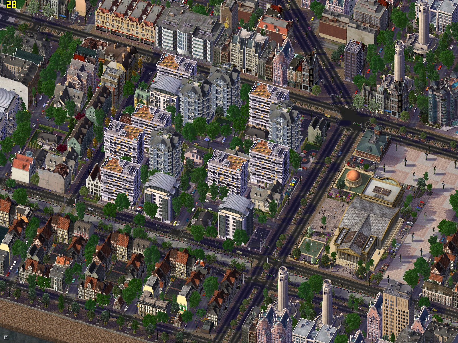 Immeubles troisième génération en plein centre ville (1996)