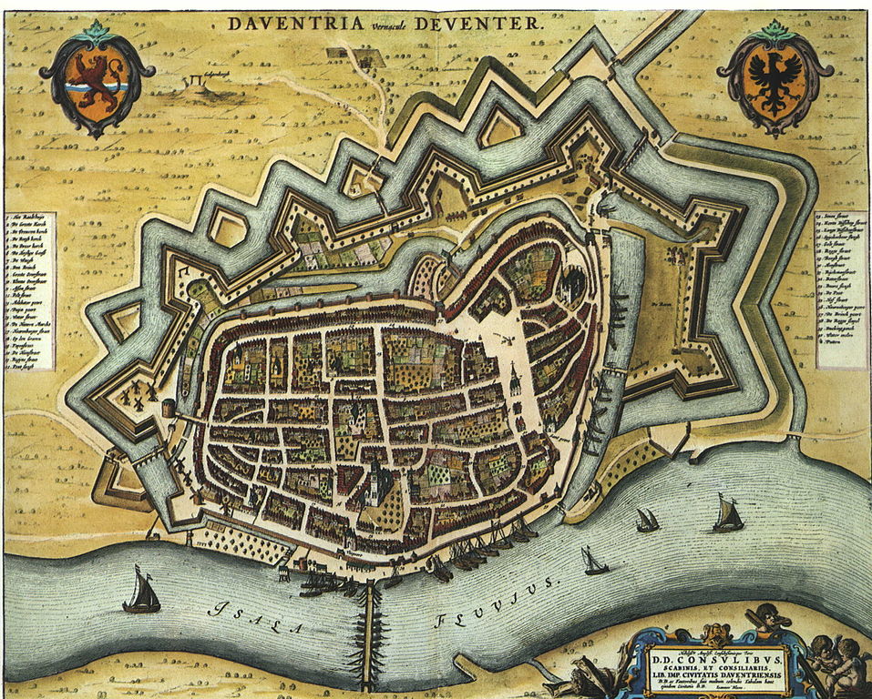 Plan d'une ville fortifiée près de Valik.