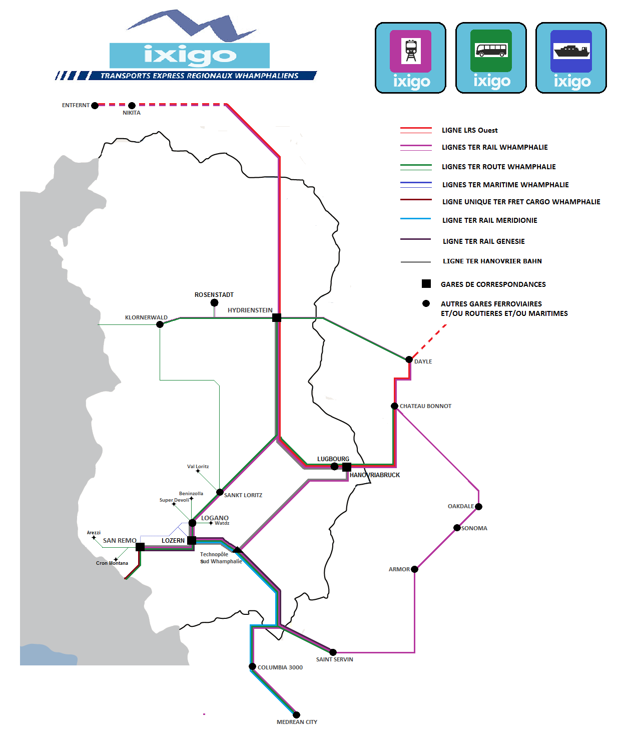 Le réseau ferroviaire