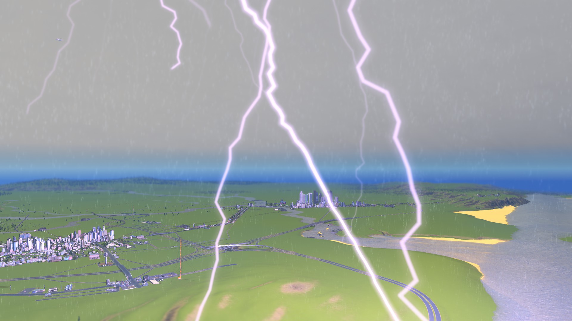 Orage d'été à Chilwaukee.