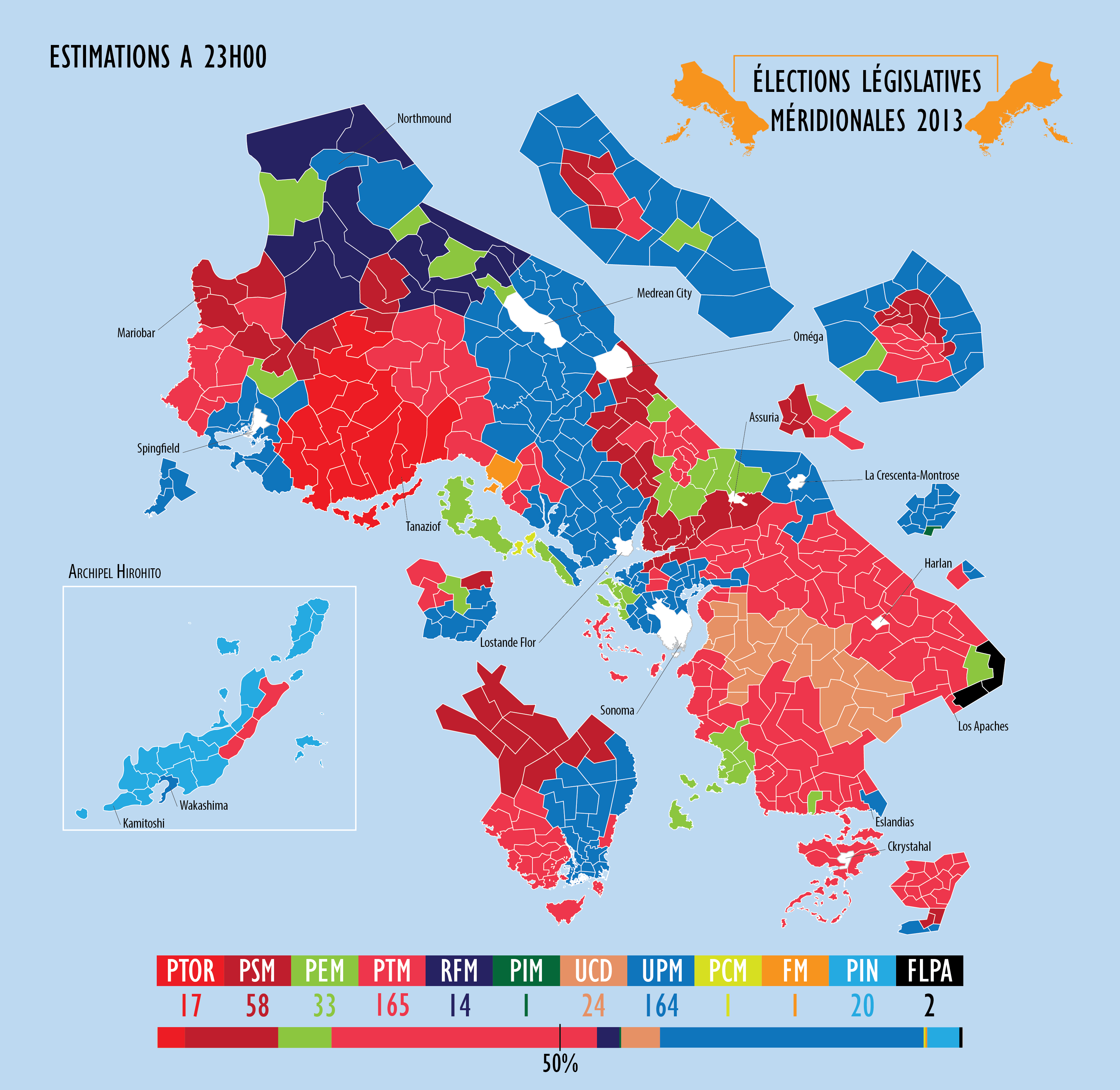 Législature novembre 2013 en Méridionie