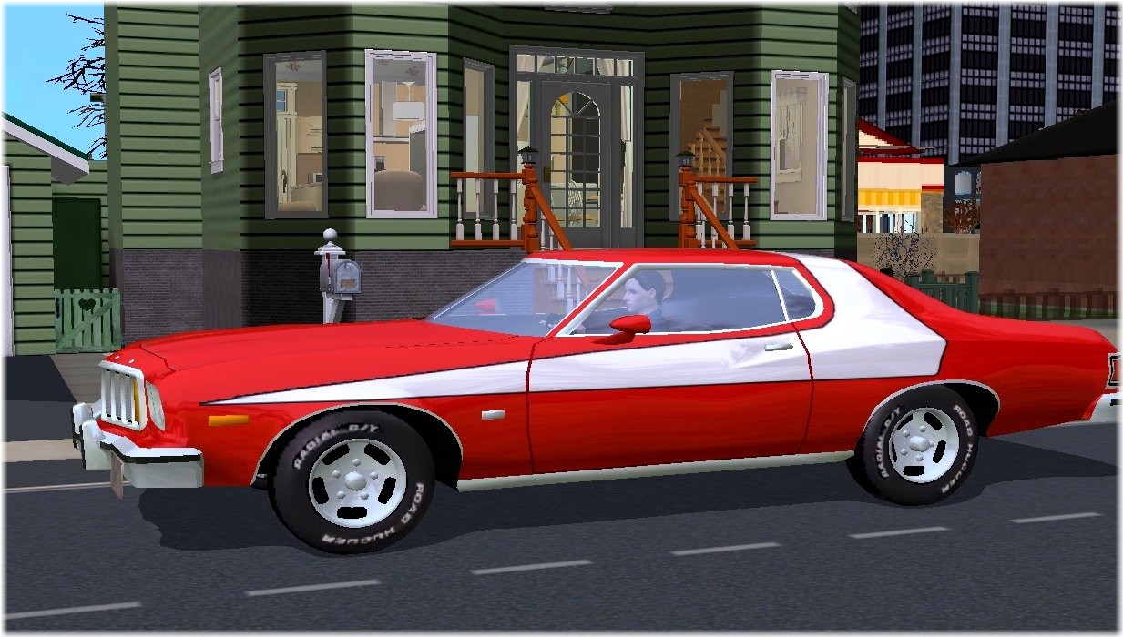Carter conduisant sa Ford Gran Torino