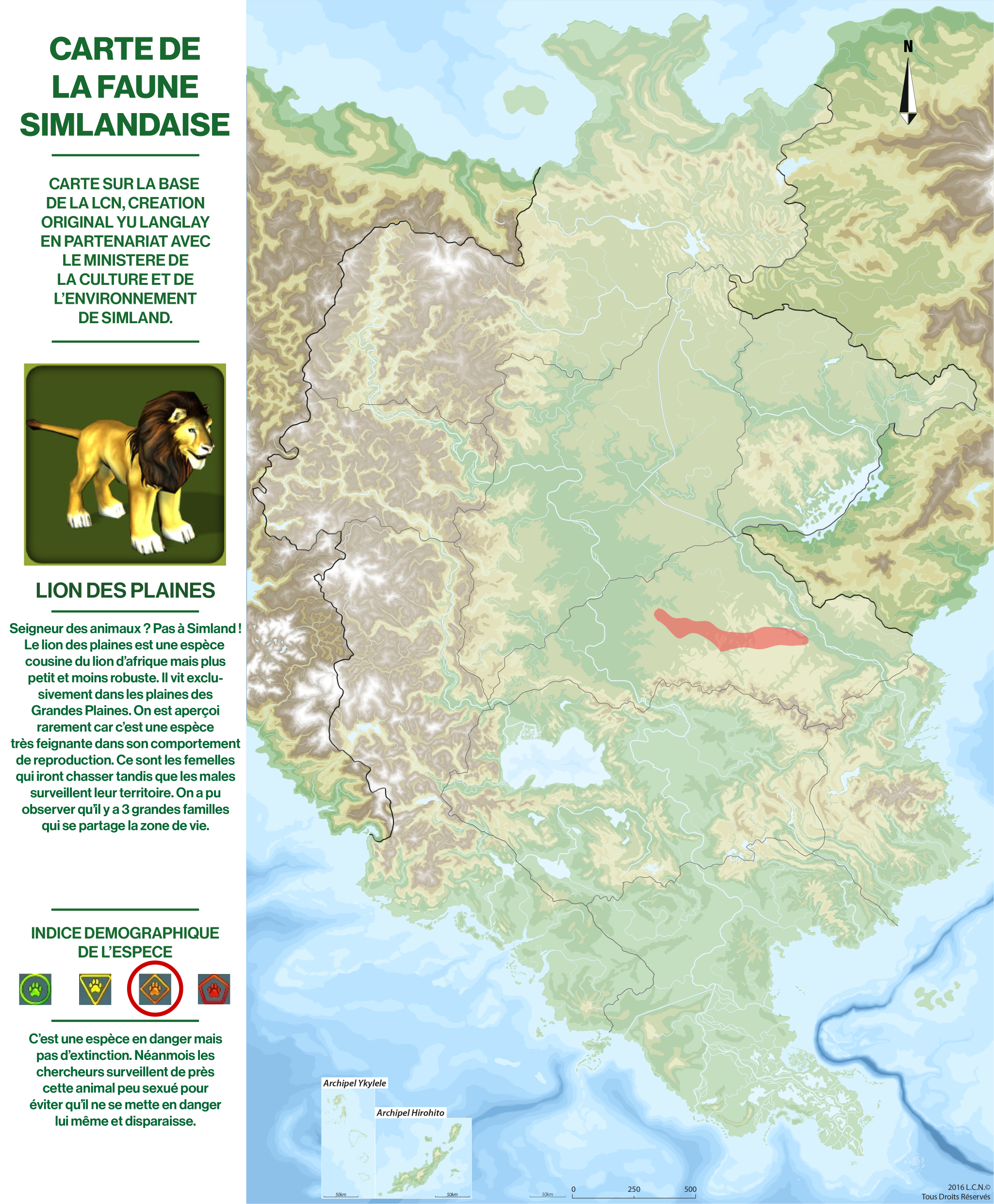 Le Lion des Plaines (ou Lion Nain)