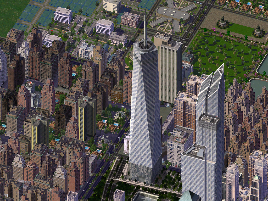 Queens Trade Center, avec la Queens Tower.