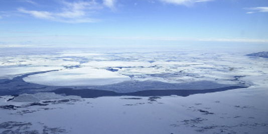 Banquise près de l'Océan Arctique.