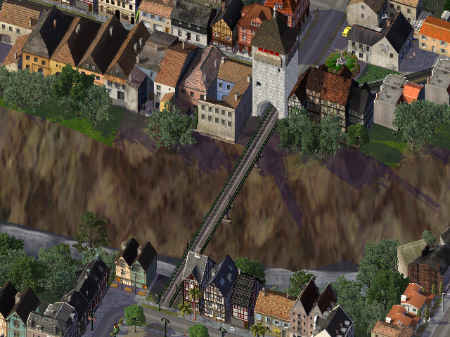 vieille ville et pont piétonnier Lekazlek