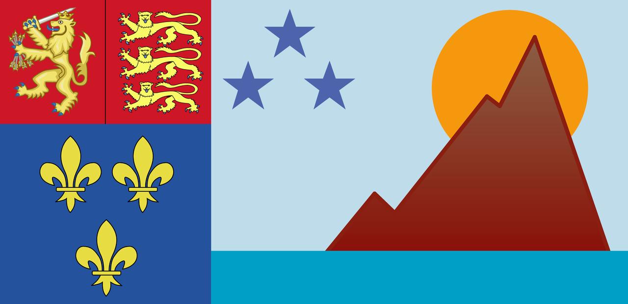Second drapeau Officiel du Simland Méridional