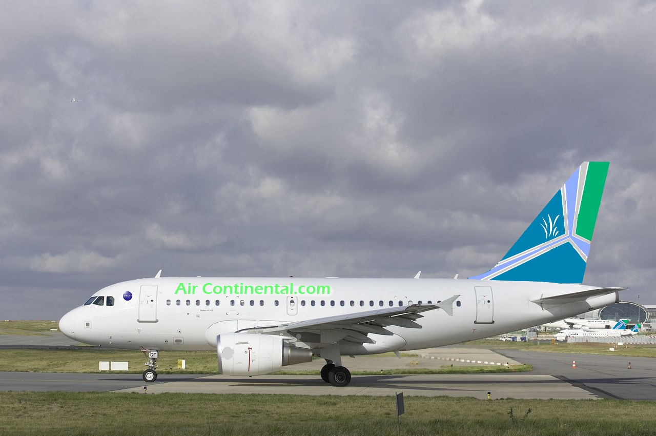 Livrée d'un Airbus A318 SL-JYV à Luisbourbonburg