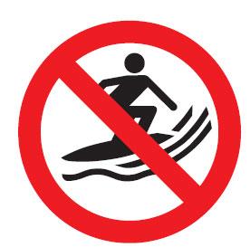 Interdit aux surfs