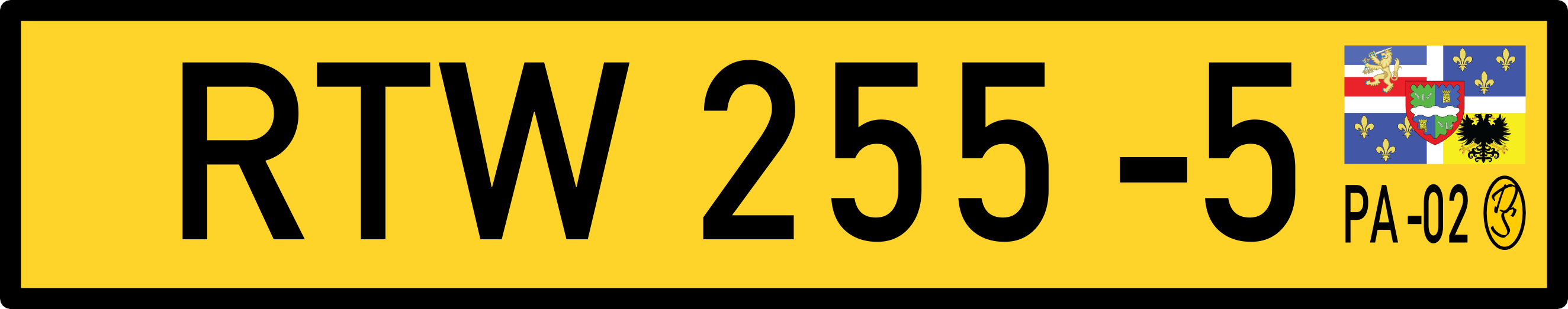 Plaque pour taxis