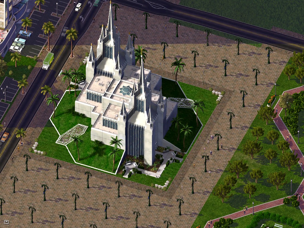 Temples Mormon du Christ Sauveur.