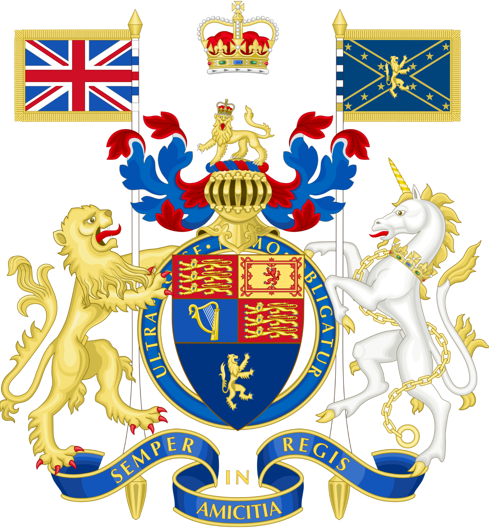 Armes du Royaume du Mercent Britannique