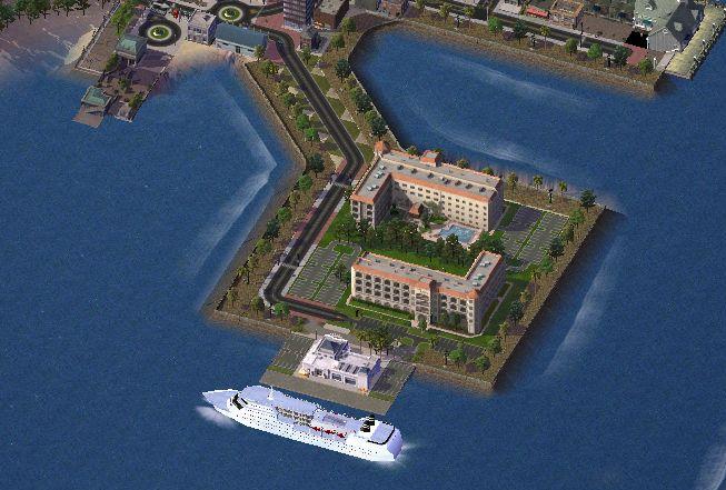 Le port de voyageurs de Lostande Flor, un million de passagers par an y transitent.